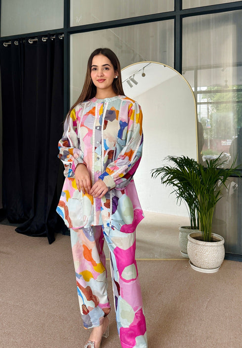 Colorful Fusion Co Ord Set